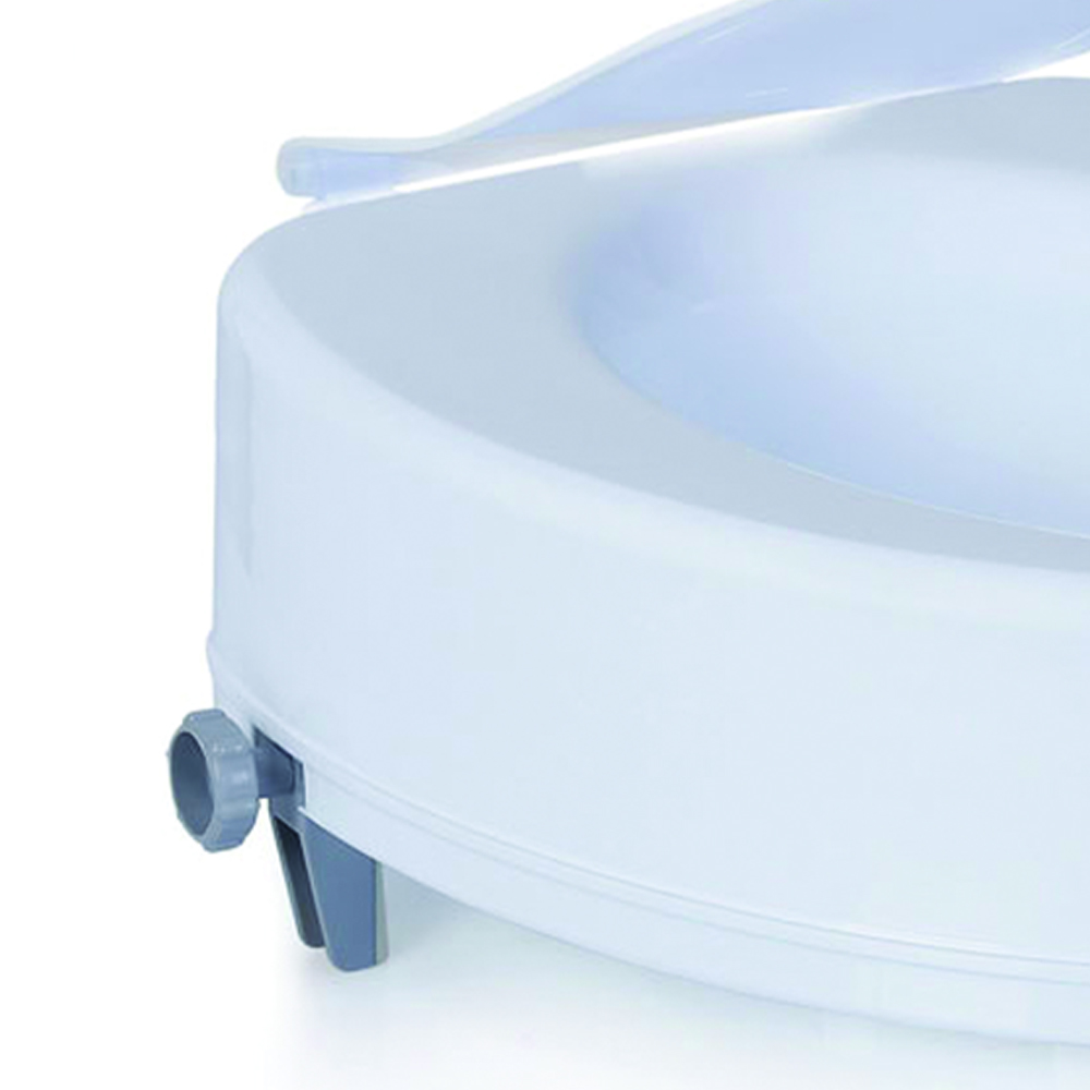 Rehausses pour cuvettes de toilettes - Mopedia Rehausse Universelle Pour Wc Avec Couvercle H 15cm
