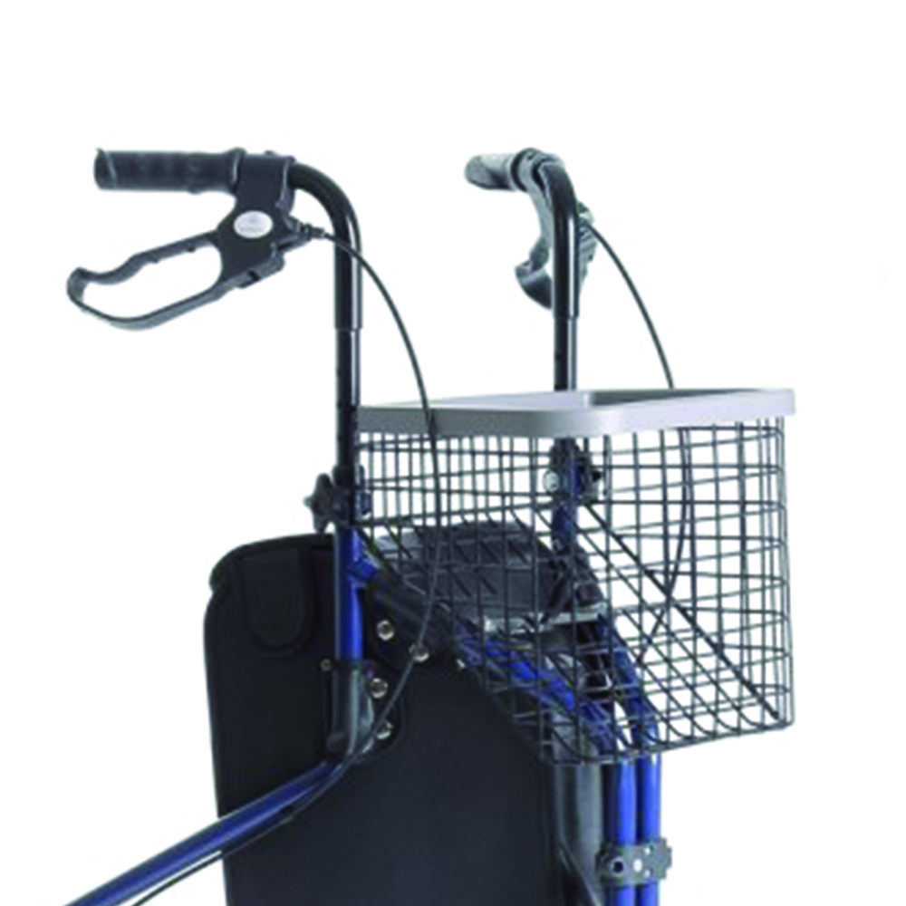 Deambulatori Rollatos - Mopedia Deambulatore Girello Rollator Cryo In Acciaio 3 Ruote Per Anziani E Disabili