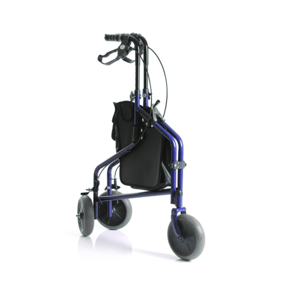 Rollatos walkers - Mopedia Deambulatore Girello Rollator Cryo In Acciaio 3 Ruote Per Anziani E Disabili