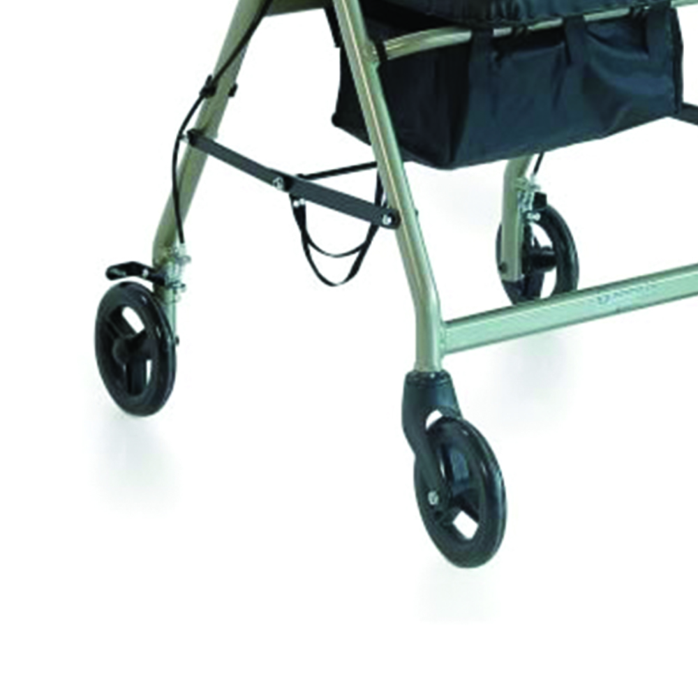 Rollatos walkers - Mopedia Atlas 1.0 Aluminum Folding Rollator Walker For The Elderly And Disabled