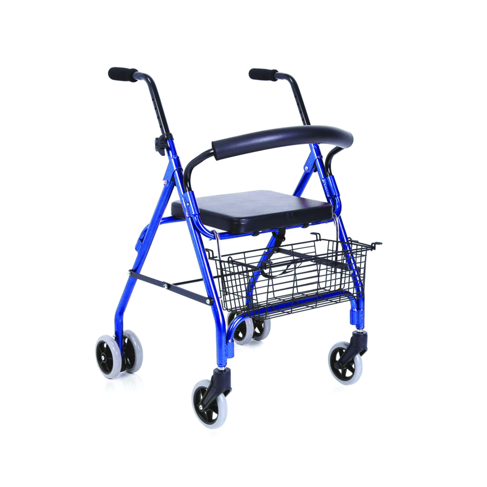 Rollatos walkers - Mopedia Atos Aluminum Folding Rollator Walker For The Elderly And Disabled