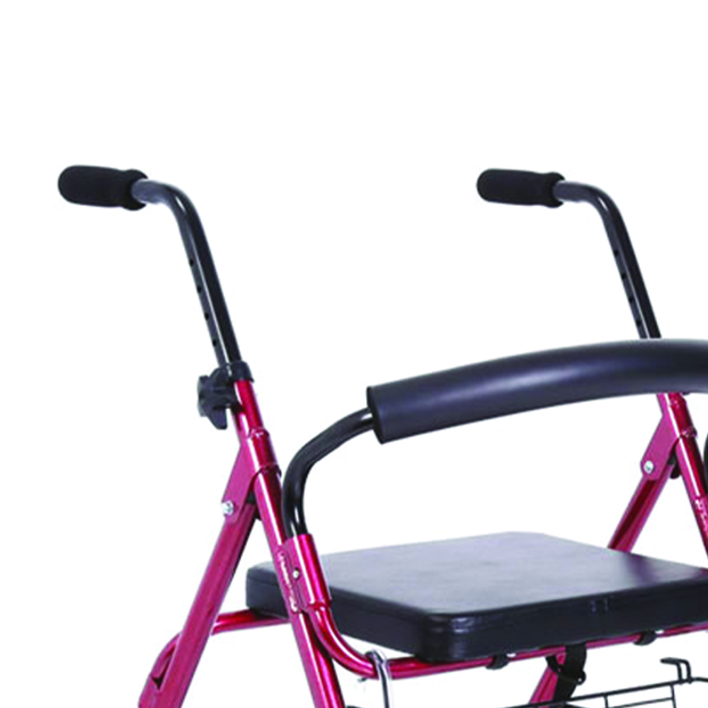 Rollatos walkers - Mopedia Atos Aluminum Folding Rollator Walker For The Elderly And Disabled