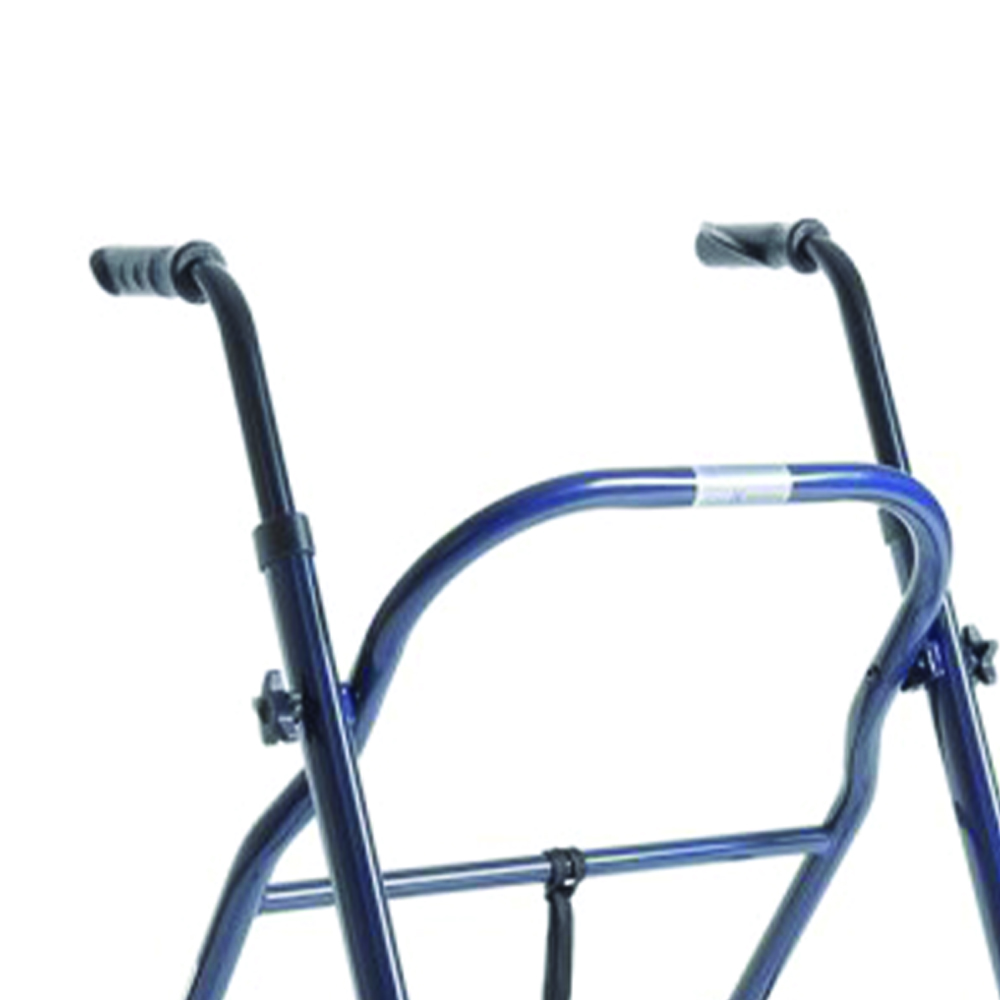 Rollatos walkers - Mopedia Poseidon Foldable Rollator Walker Walker 2 Wheels Without Seat For The Elderly
