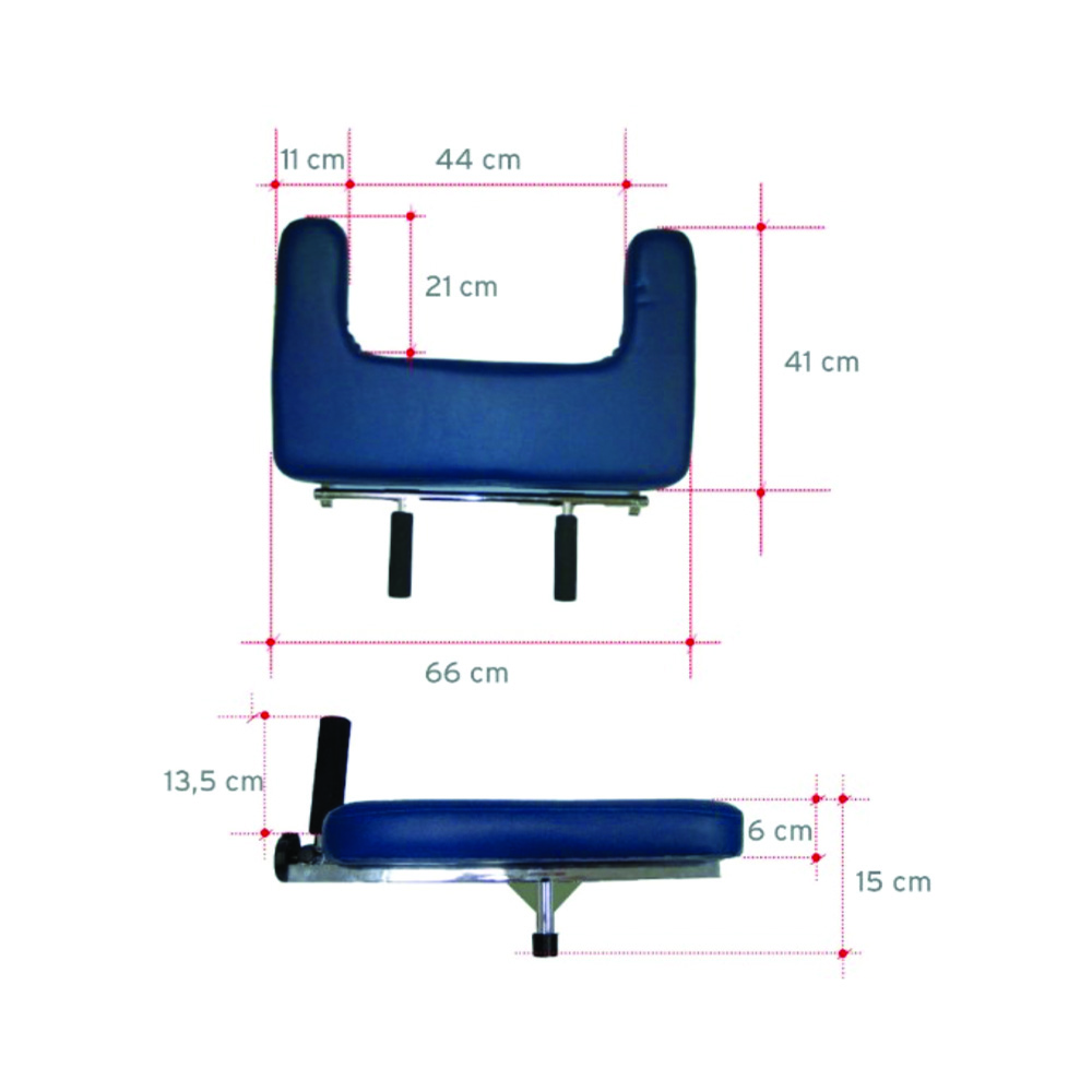Accessories and spare parts for walkers - Mopedia Padded Table 66x42 Cm For Steel Walkers