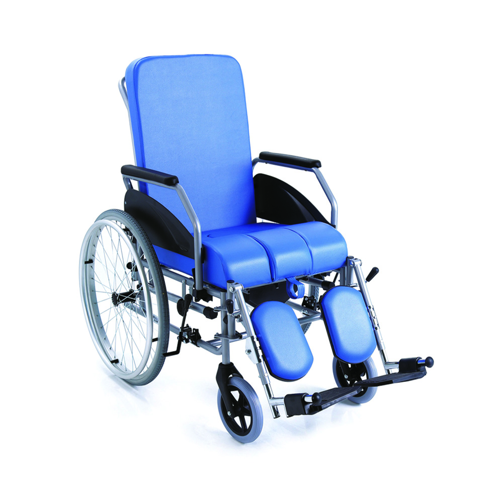 Armchairs and Chairs - Mopedia Komoda Self-propelled Commode Chair With Reclining Backrest