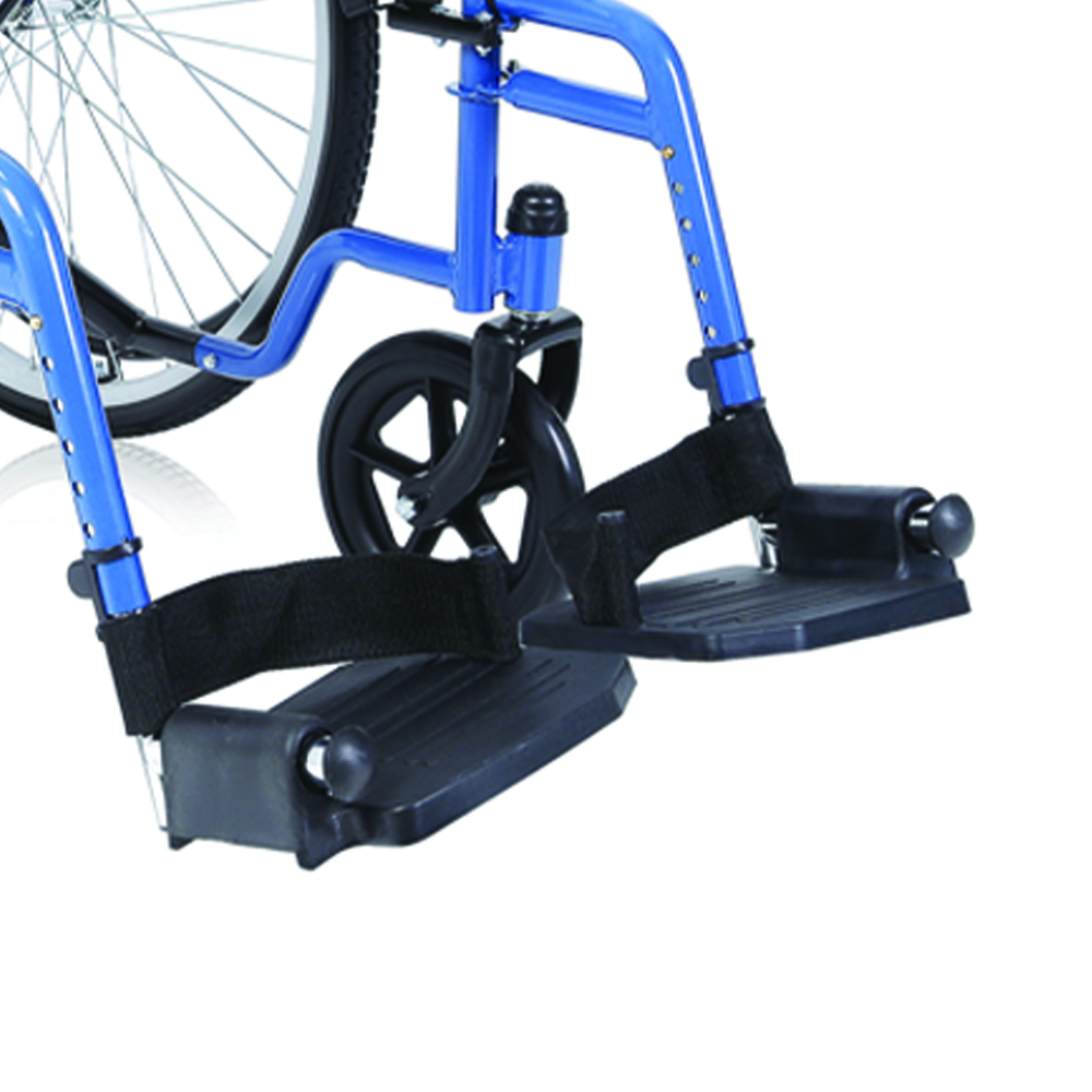 Wheelchairs for the disabled - Ardea One Start Blue Self-propelled Folding Wheelchair For The Elderly And Disabled