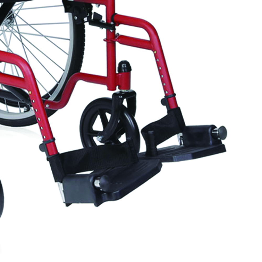 Rollstühle für Behinderte - Ardea One Sedia A Rotelle Carrozzina Pieghevole Start Rosso Ad Autospinta Per Anziani E Disabili