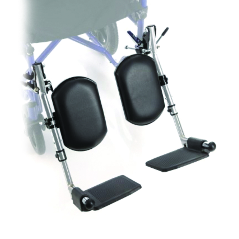 Wheelchair Accessories and Spare Parts - Ardea One Chromed Elevating Footrests For Start Folding Wheelchair