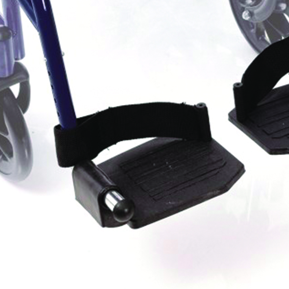 Zubehör und Ersatzteile für Rollstühle - Ardea One Paar Abnehmbare Seitenplattformen Mit Fersenstopp Für Rollstühle