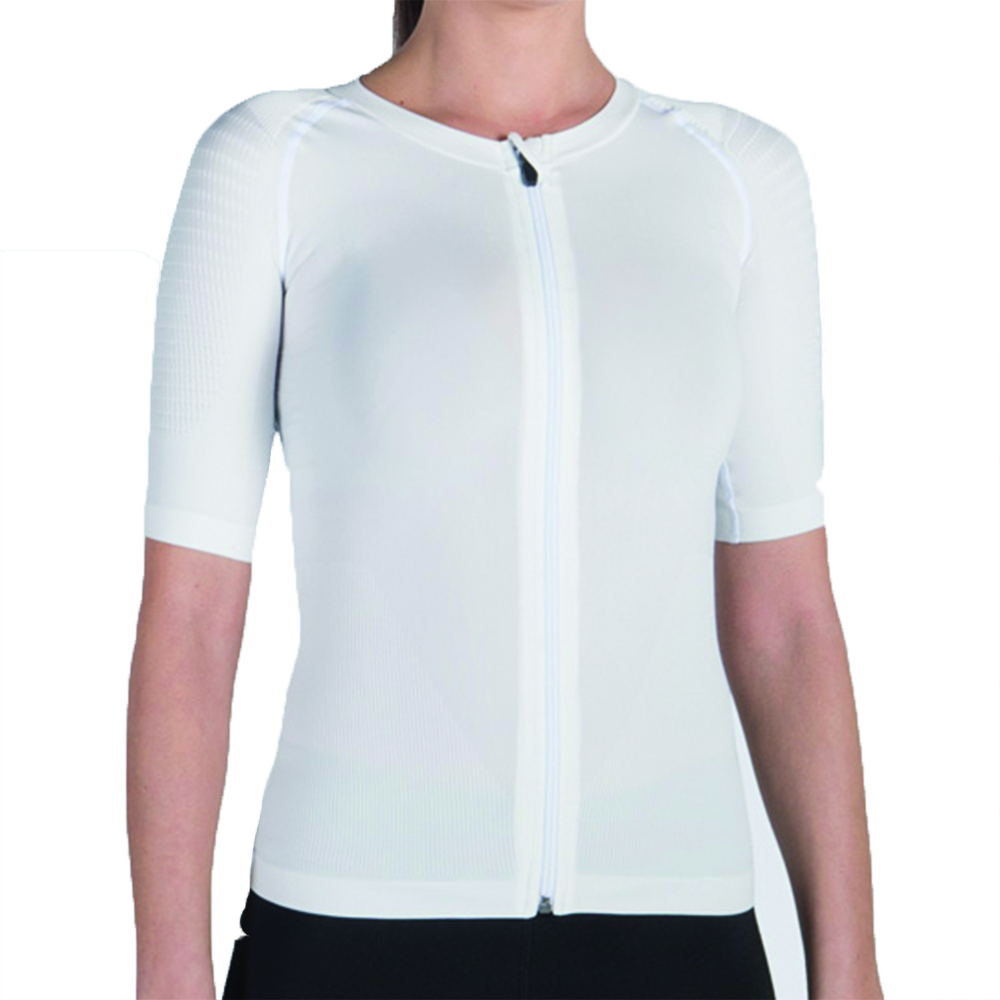 Trunk tutors - Fgp Postural Brace Shirt P+perfect Zip Unisex White