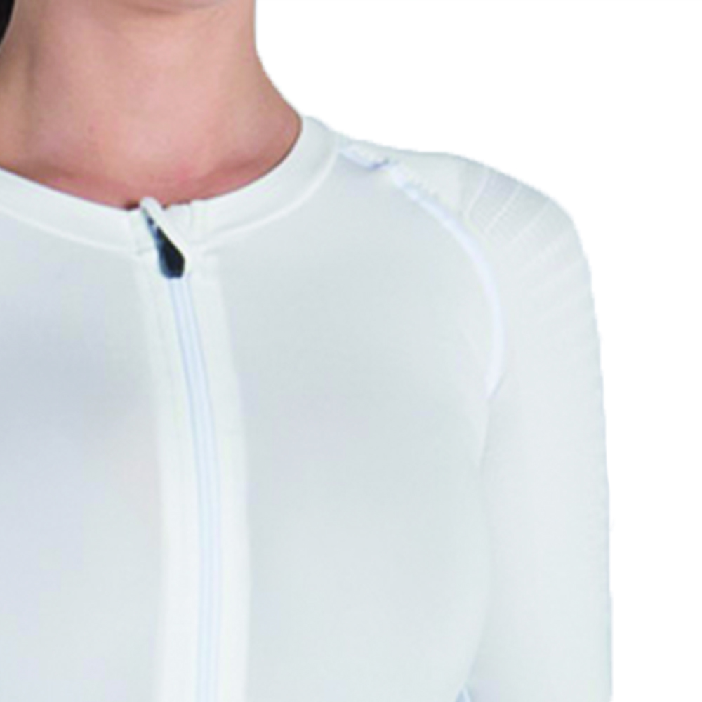 Trunk tutors - Fgp Postural Brace Shirt P+perfect Zip Unisex White