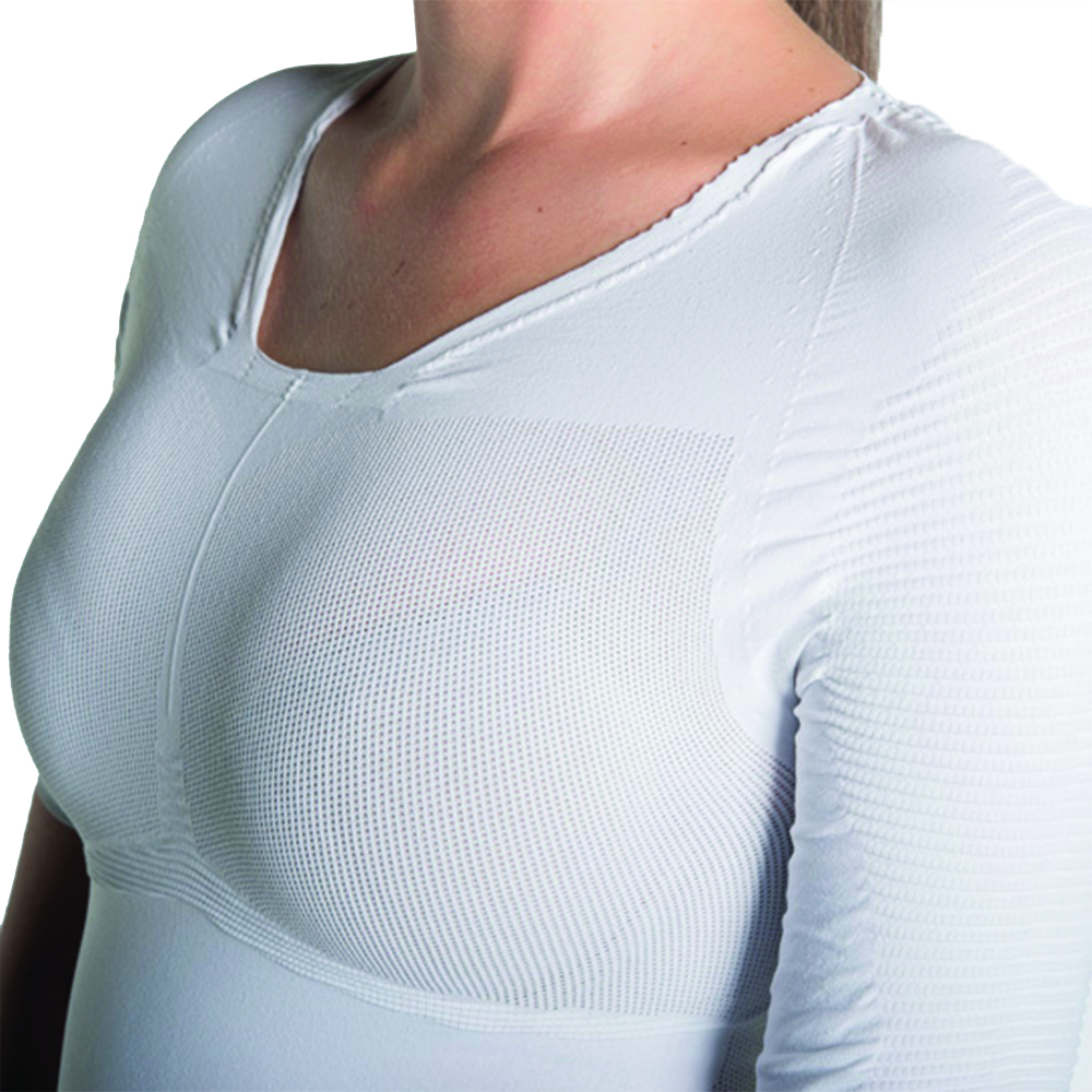 Trunk tutors - Fgp Unisex Postural Brace Shirt P+tech White