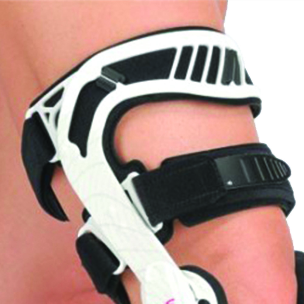Tutori Ortopedici - Fgp Functional Knee Brace M4s Comfort 4 Points White Right