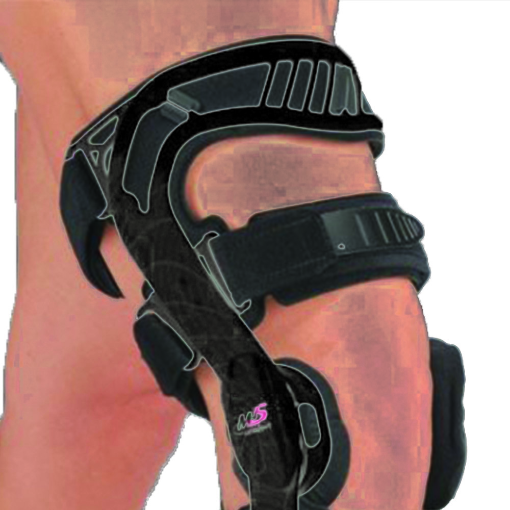 Tutori Ortopedici - Fgp Functional Knee Brace M4s Comfort 4 Points Black Left