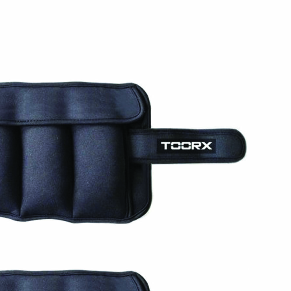 Fitness and Pilates accessories - Toorx Pair Of Weighted Wrist/ankle Braces With Removable Weights 2x2.5 Kg