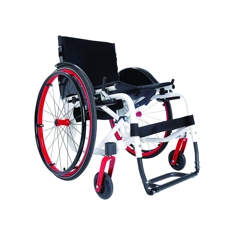 Wheelchairs for the disabled - Ardea One Wheelchair Self-propelled Wheelchair Atmos Red For Disabled Foldable