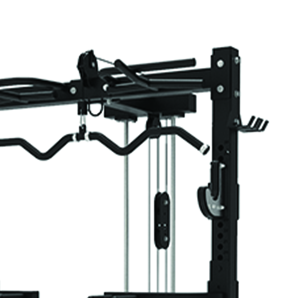 Multifunction Stations - JK Fitness Power Rack With Vertical Lat/pulley Module 