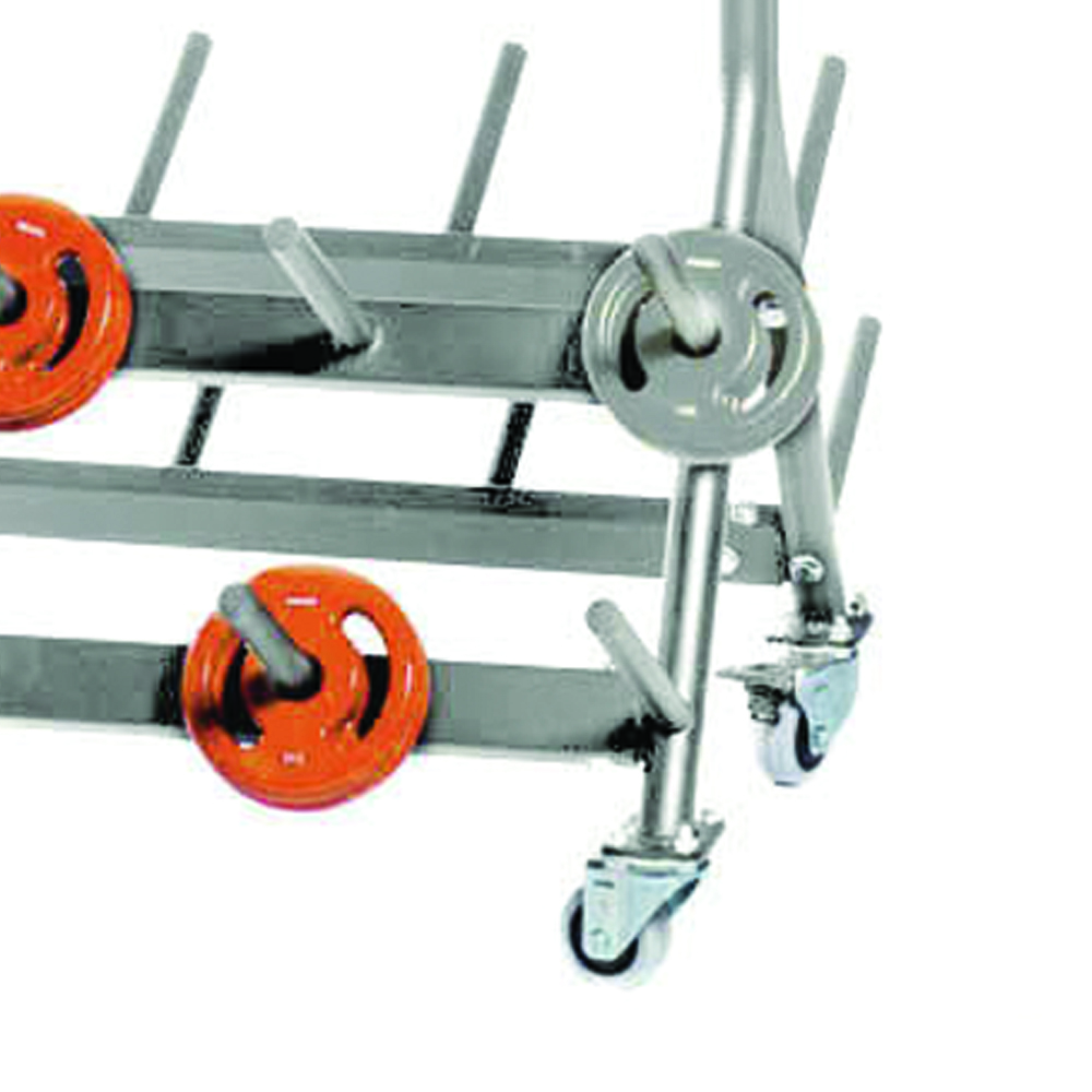 Weights Rack and Dumbbells - Toorx Body Pump Holder Rack Set 20 Places