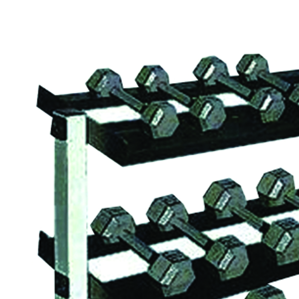Weights Rack and Dumbbells - Toorx 3-tier Dumbbell Rack