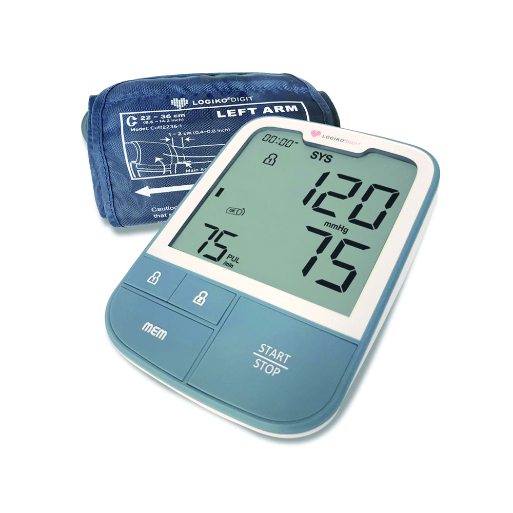 Sphygmomanometers/blood pressure monitors - Logiko Arm Pressure Monitor Digital Lcd 4.8 Standard Usb