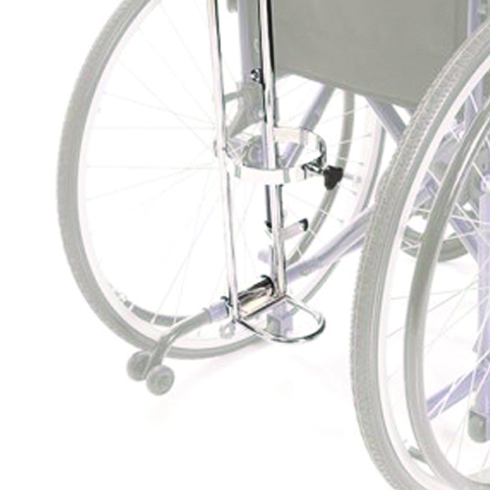Wheelchair Accessories and Spare Parts - Ardea One Oxygen Cylinder Holder In Chromed Steel, Max Cylinder Diameter 12cm
