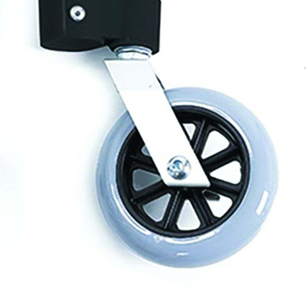 Accessories and spare parts for walkers - Mopedia Pair Of Legs And Swivel Wheels For Underarm Walkers 10cm 8 Holes