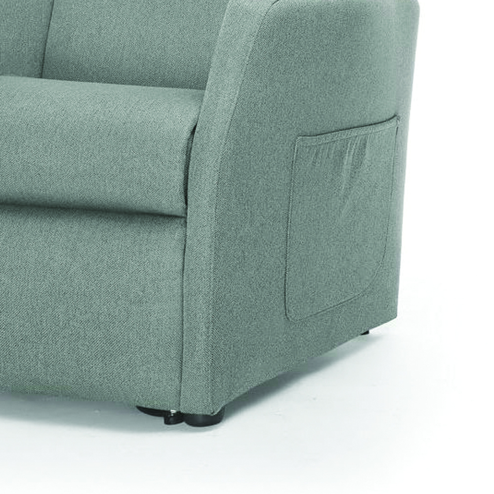 Levante y relaje los asientos - Mopedia Poltrona Relax Elevabile Ninfea Tessuto Francia Corta Con Roller