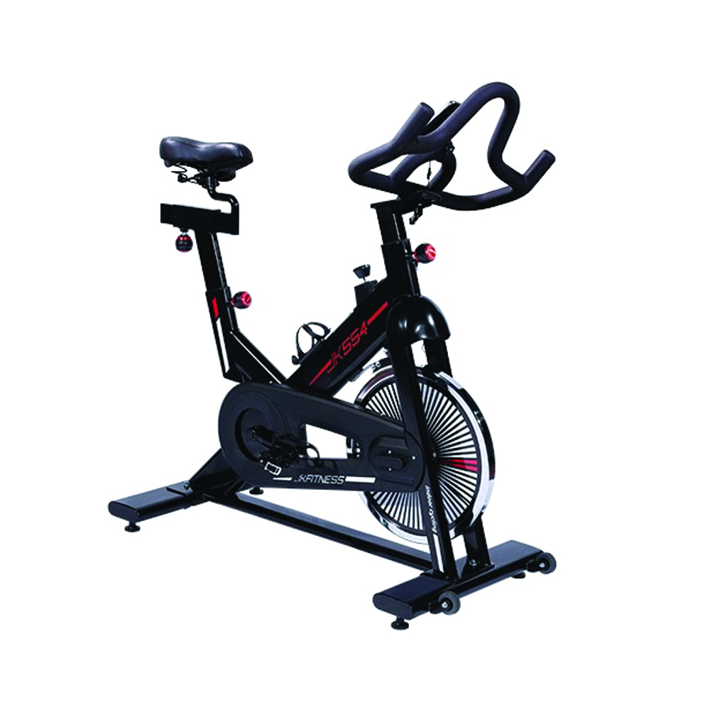 Heimtrainer/Pedaltrainer - JK Fitness Indoor Cycle Riemenantrieb Jk 554