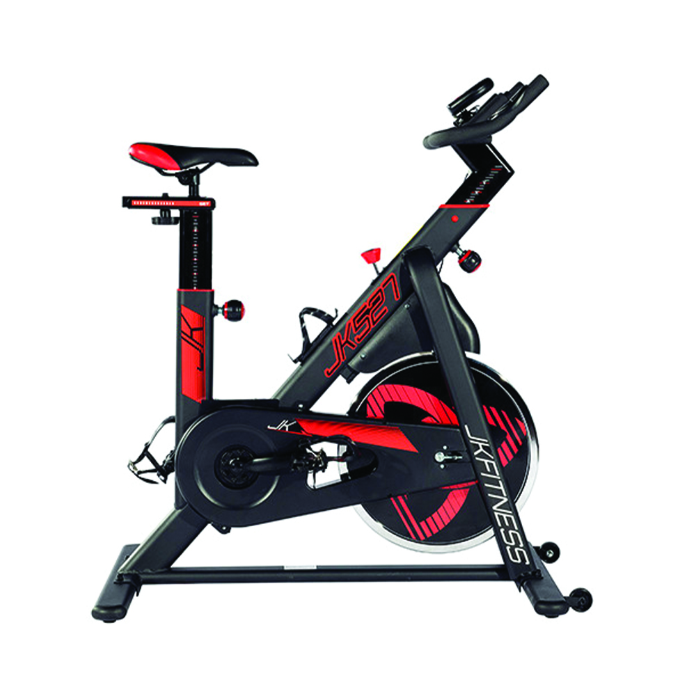 Cyclette/Pedaliere - JK Fitness Indoor Cycle Trasmissione A Cinghia E Cardio Palmare Jk 527  