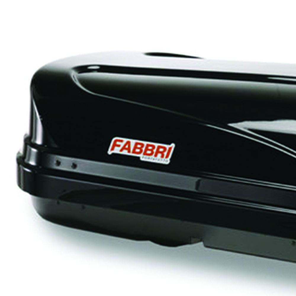 Roof box - Fabbri 450lt Car Roof Box Supernova 450 Black Luggage Carrier Trunk