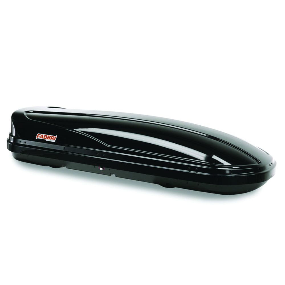 Roof box - Fabbri 500lt Car Roof Box Supernova 500 Black Luggage Carrier Trunk