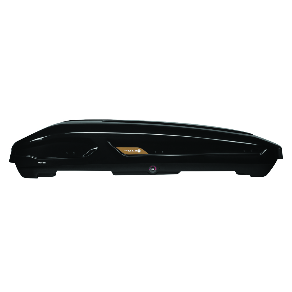 Roof box - Modula Car Roof Box 550lt Shuttle Luggage Rack Falcon 550 Glossy Black