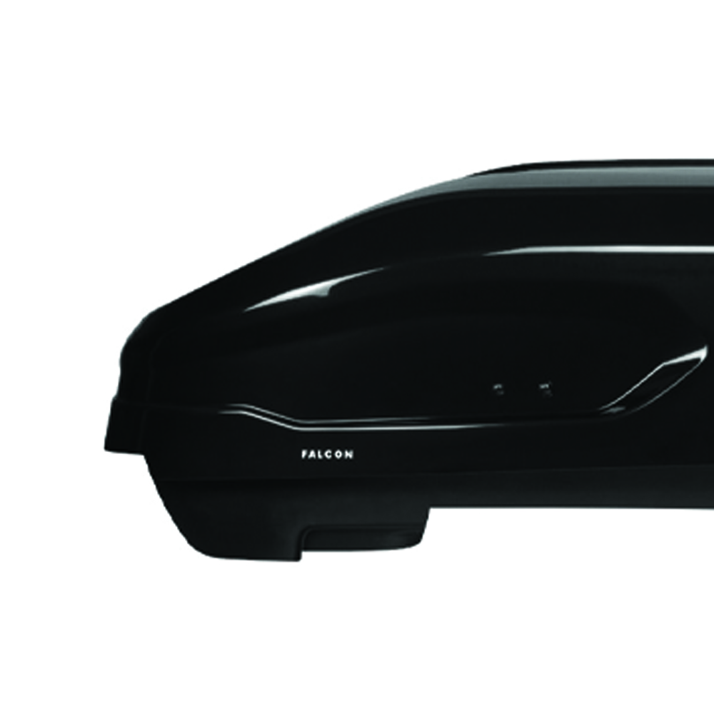 Roof box - Modula 400lt Car Roof Box Falcon 400 Gloss Black Luggage Carrier