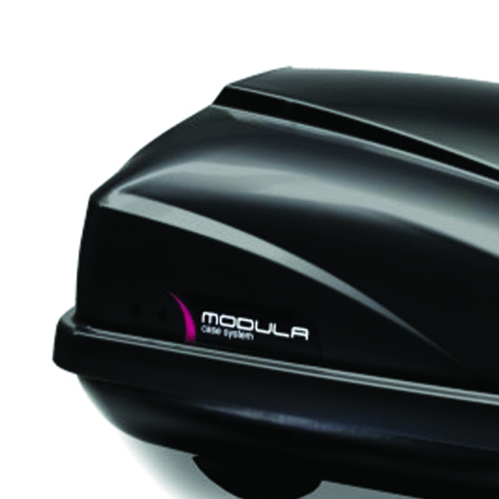 Roof box - Modula 370lt Car Roof Box Travel 370 Black Luggage Carrier Trunk