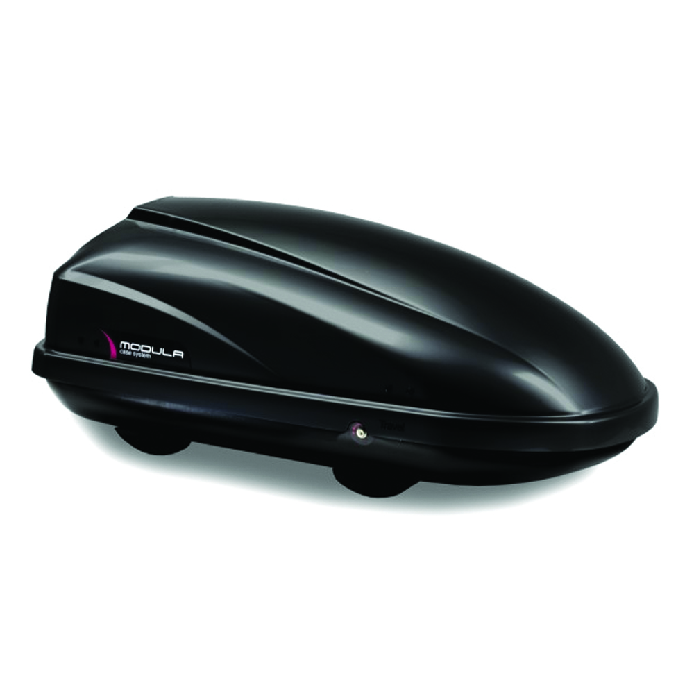Roof box - Modula 370lt Car Roof Box Travel 370 Black Luggage Carrier Trunk