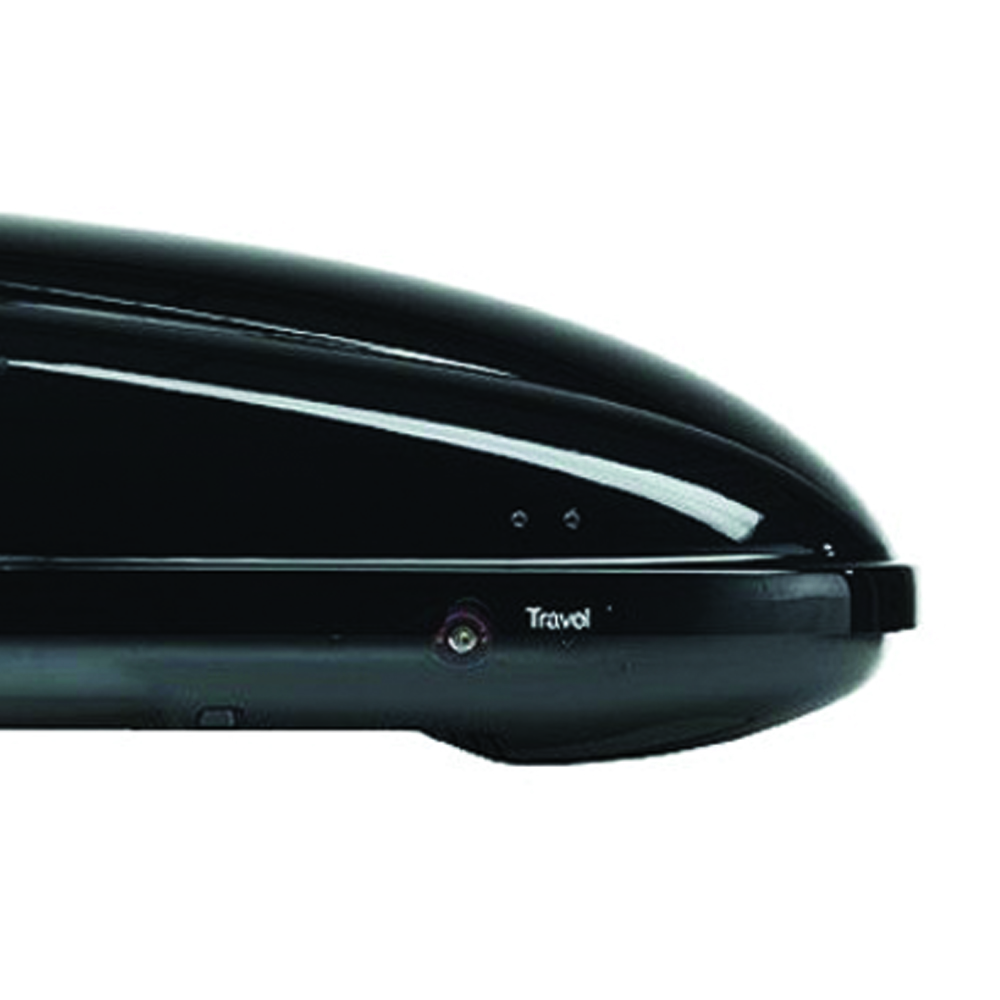 Roof box - Modula 460lt Car Roof Box Travel 460 Black Luggage Carrier Trunk