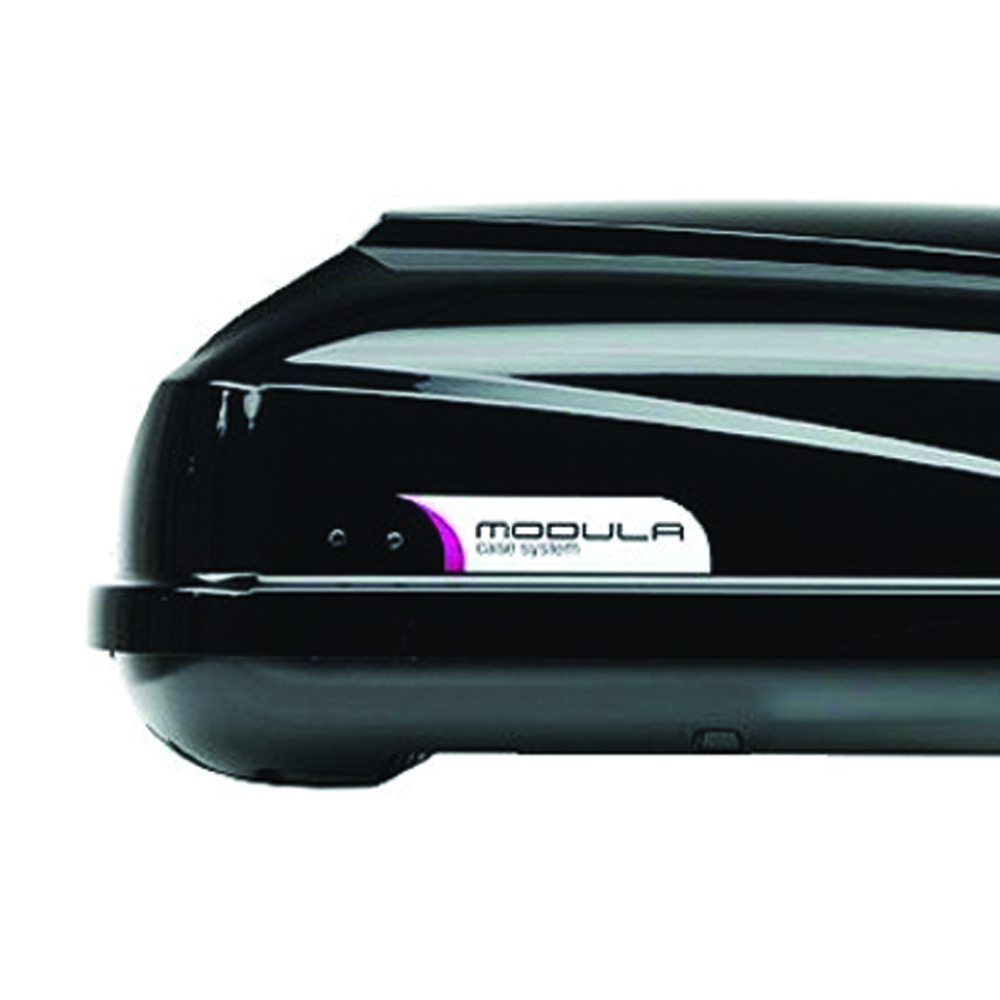 Roof box - Modula 460lt Car Roof Box Travel 460 Black Luggage Carrier Trunk