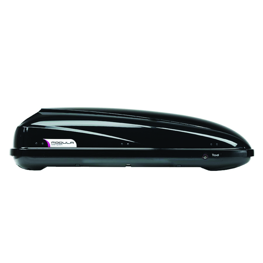 Roof box - Modula 460lt Car Roof Box Travel 460 Black Luggage Carrier Trunk