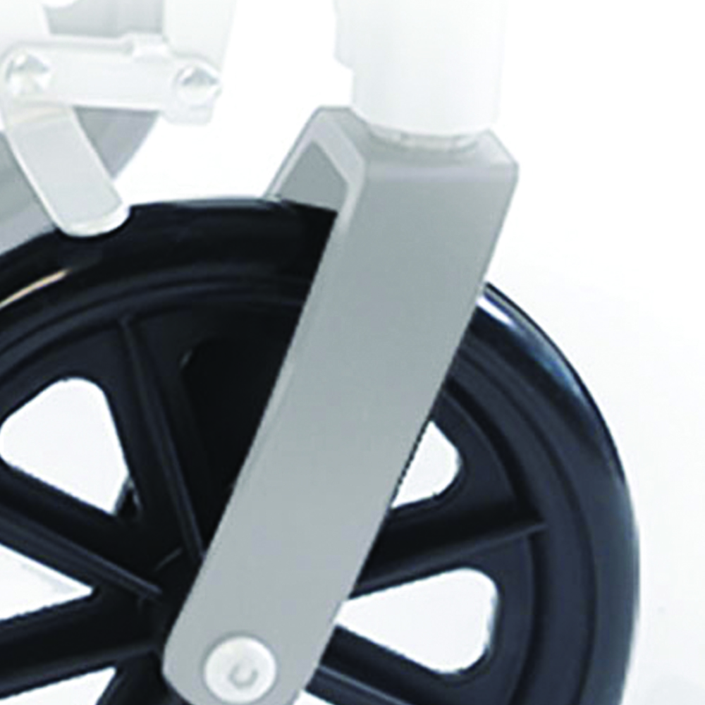 Wheelchair Accessories and Spare Parts - Mopedia Pair Of Front Wheels With Fork For Commode Chair Model Rs941