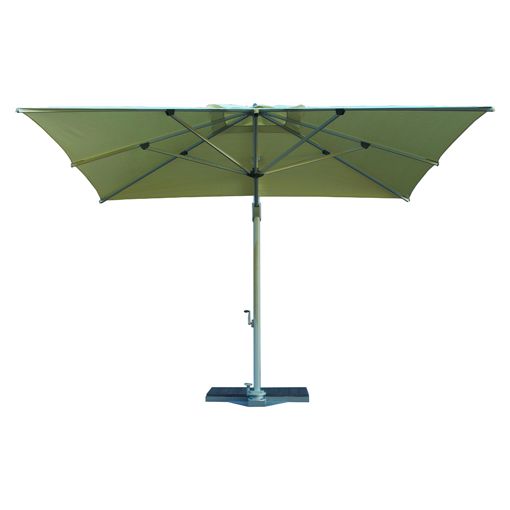 Outdoor umbrellas - Maffei Petra Garden Umbrella In Texma 300x300cm Side Pole 65/98mm
