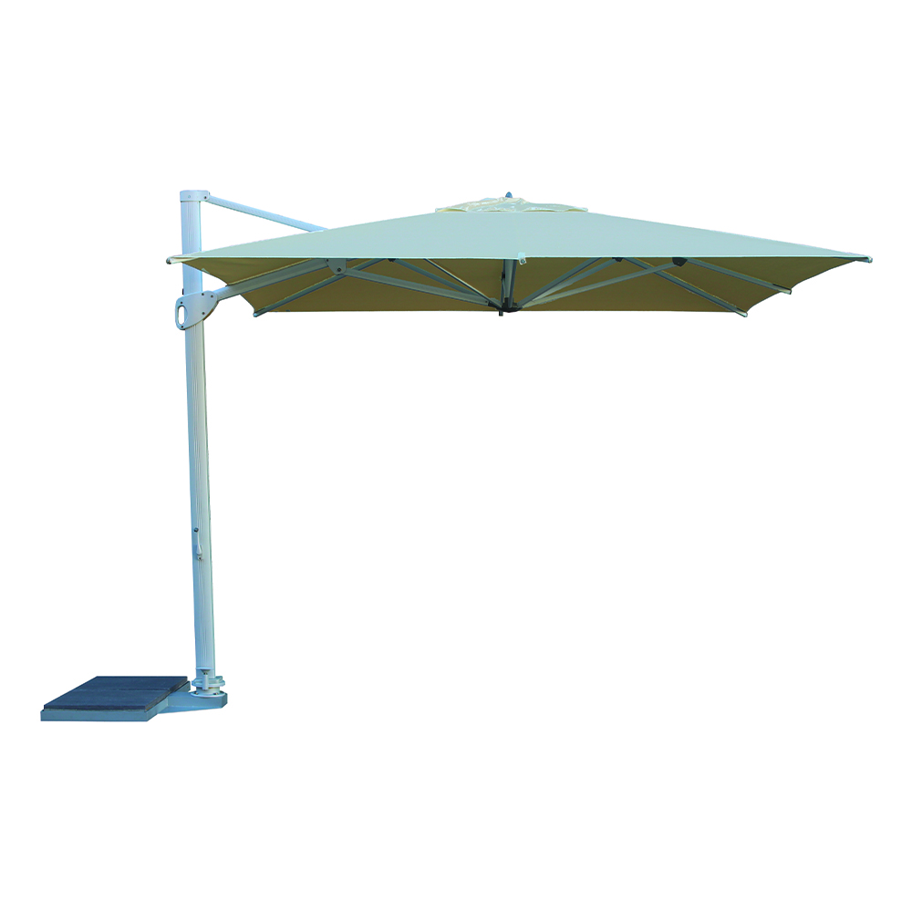 Outdoor umbrellas - Maffei Petra Garden Umbrella In Texma 300x300cm Side Pole 65/98mm