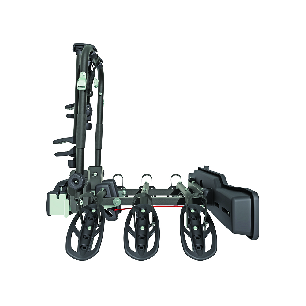Tow hook bike rack - Peruzzo Universal Tilting Alu Bike Rack For Parma Tow Hook For 3 Bikes