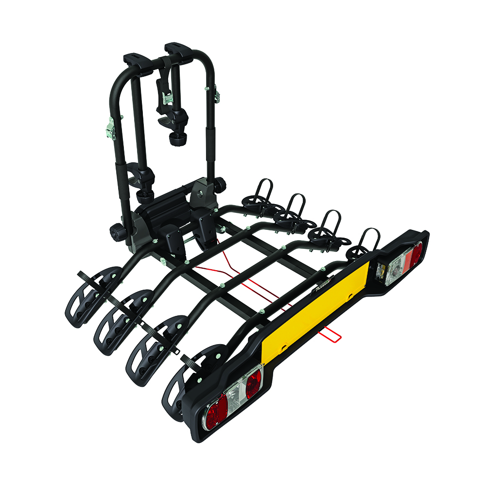 Tow hook bike rack - Peruzzo Universal Tiltable Bike Rack For Parma Tow Hook For 4 Bikes