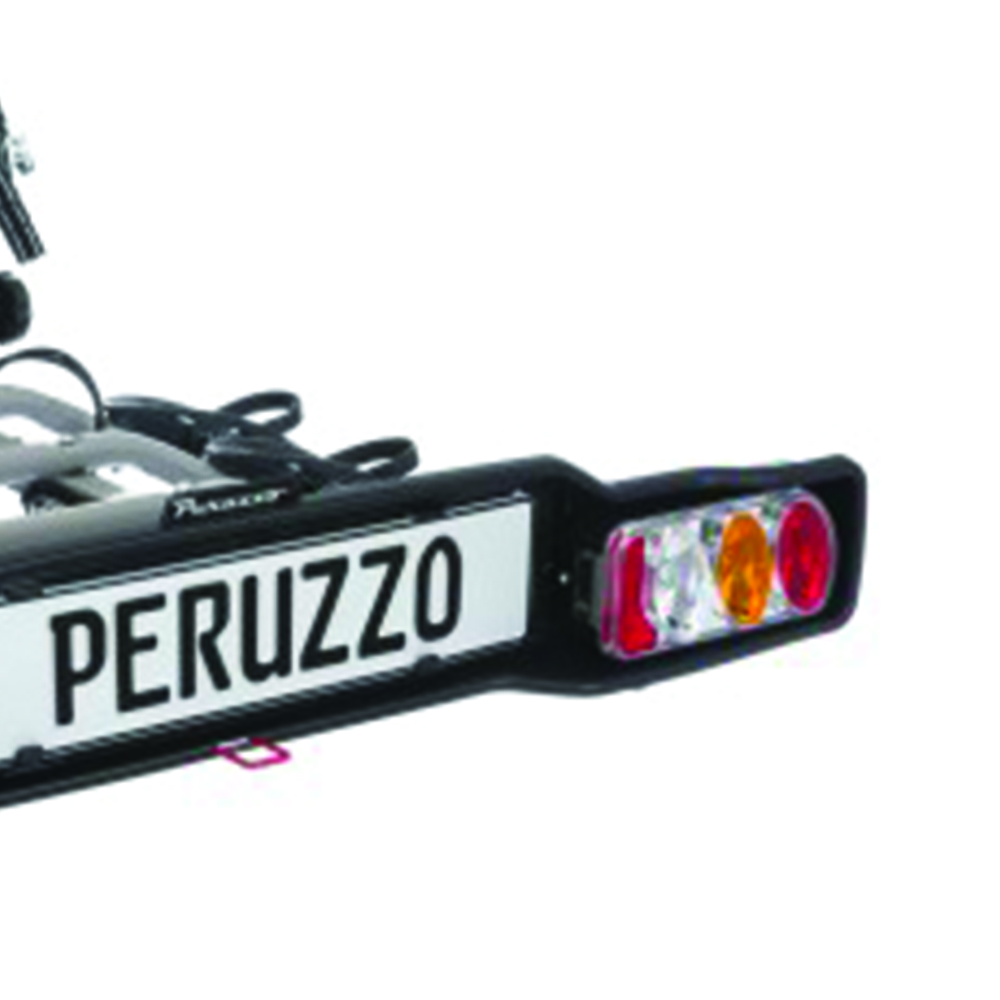 Tow hook bike rack - Peruzzo Universal Tiltable Alu Bike Rack For Parma Tow Hook For 4 Bikes