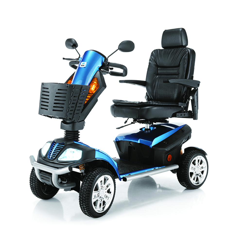 Scooters for the disabled - KSP Lion 4 Wheel Electric Scooter With Lights And Suspension For Disabled Elderly People