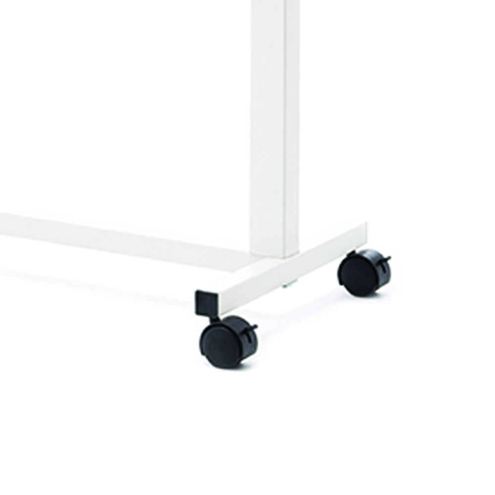 Hospital Tables - KSP Adjustable Serving Table With Wheels And Lectern D126 For Elderly Hospital Bed