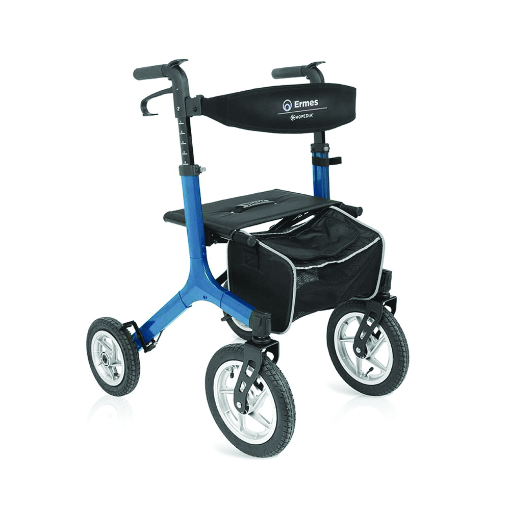 Rollator Walkers - Mopedia Ermes Folding Rollator Walker For Elderly Disabled 4 Wheels
