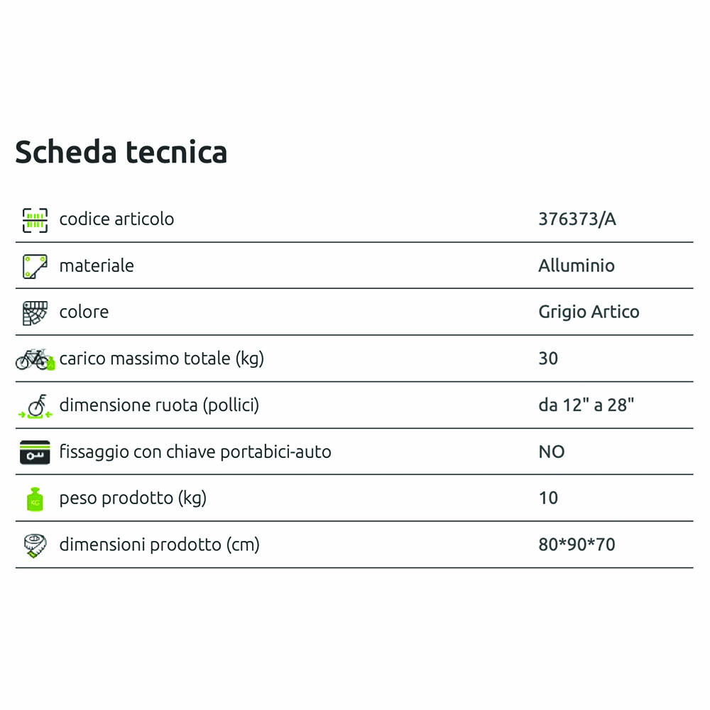 Ski/Snowboard carrier - Peruzzo Portasci Da Ruota Posteriore Per Fuoristrada Stelvio Alluminio