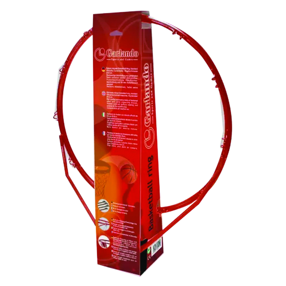 basketball - Garlando Basketball Hoop With Net And Wall Mounting Kit Included