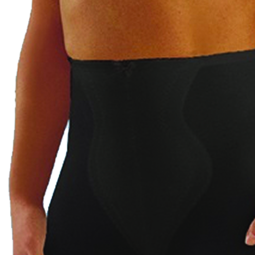 Sheaths - Scudotex Silhouette Bermuda Black Cotton Sheath Shapes Buttocks And Abdomen